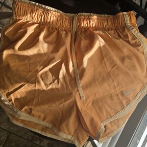 Nike Orange Athletic Shorts